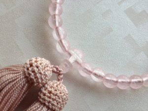 女性用数珠,プラスチックピンク（小さなお子様用）2
