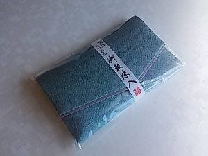 数珠袋,6ちりめん数珠袋(5色有り)タイプ-し(水色)