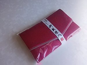 数珠袋,6ちりめん数珠袋(5色有り)タイプ-せ(濃いピンク)